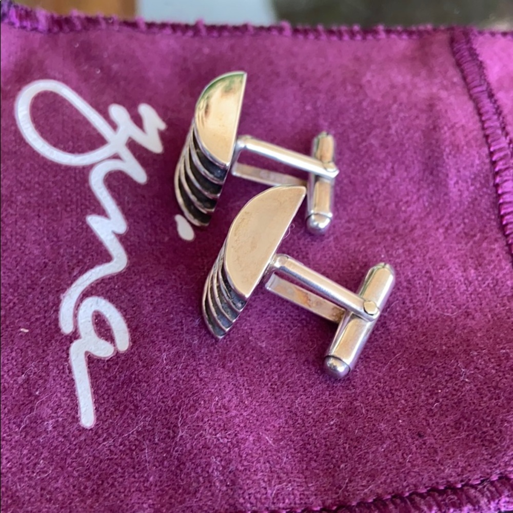 Sterling Silver Cuff Links